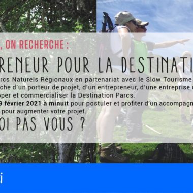 Appel à projet « Un entrepreneur pour la Destination Parcs »