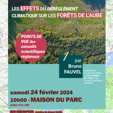 Conférence « Les effets du dérèglement climatique sur les forêts de l’Aube »