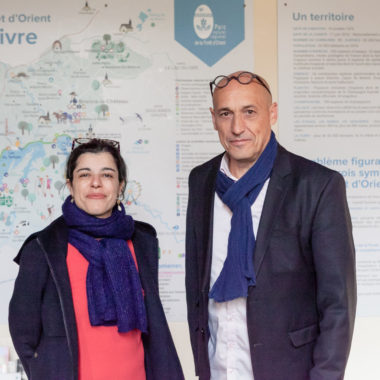 Sabah-Nora Faouzi, nouvelle sous-préfète de Bar-sur-Aube, en visite à la Maison du Parc