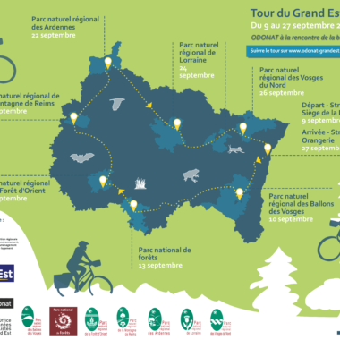 Tour du Grand Est à vélo pour la préservation de la biodiversité : conférence à la Maison du Parc le lundi 16 septembre 2024 !