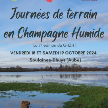 Journées de terrain du Groupe d’Histoire des Zones Humides – 7e édition en Champagne Humide