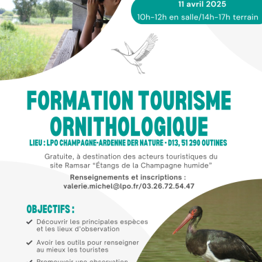 2 nouvelles formations pour les acteurs touristiques et les agriculteurs du site Ramsar « Etangs de la Champagne humide » !