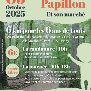 La Rando Papillon : rendez-vous le dimanche 5 octobre 2025 à la Maison du Parc !