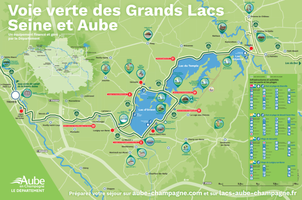 Voie verte des Grands Lacs Seine et Aube – 2021
