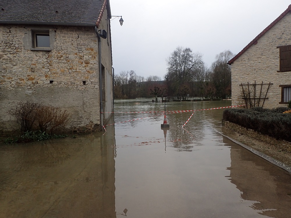 Inondations du village en janvier 2018 1